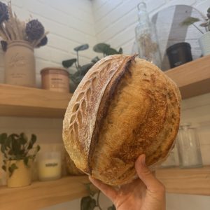 Rosemary Garlic Parmesan Sourdough Loaf