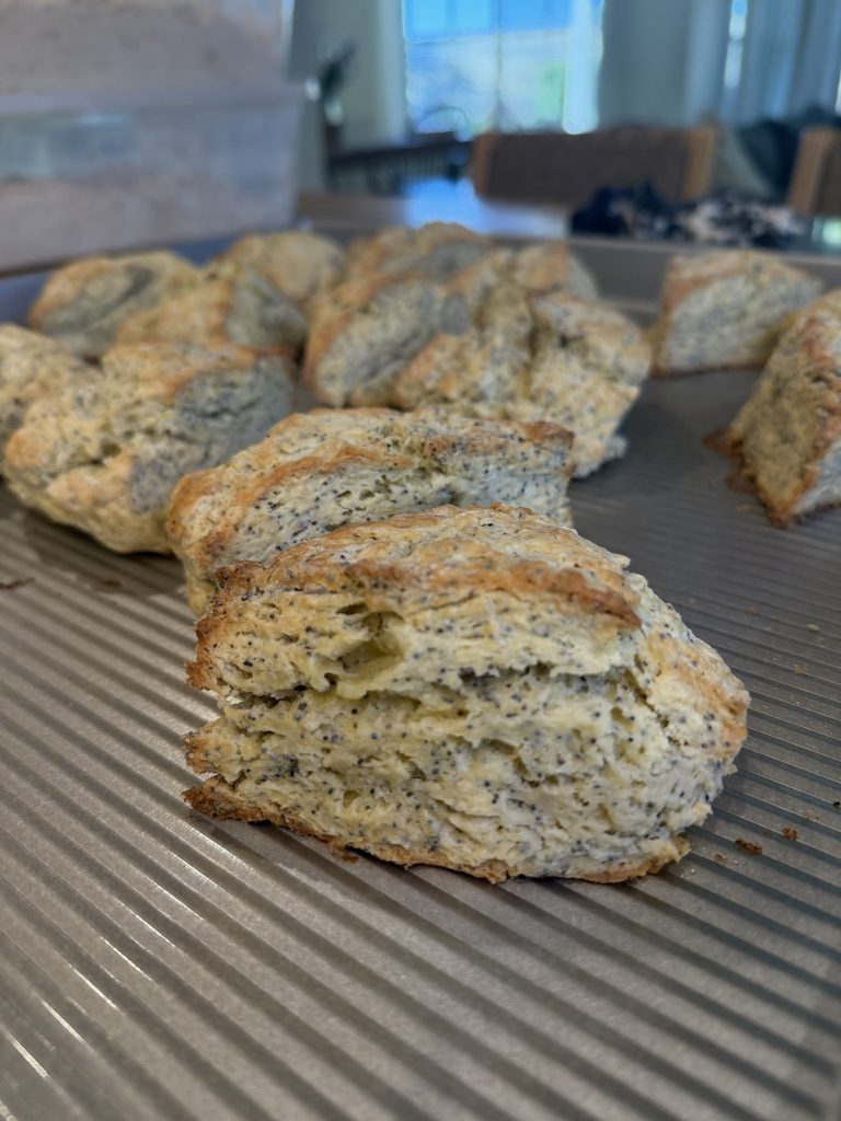 Lemon Poppy Seed Scone