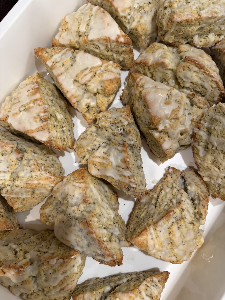 Lemon Poppy Seed Scone