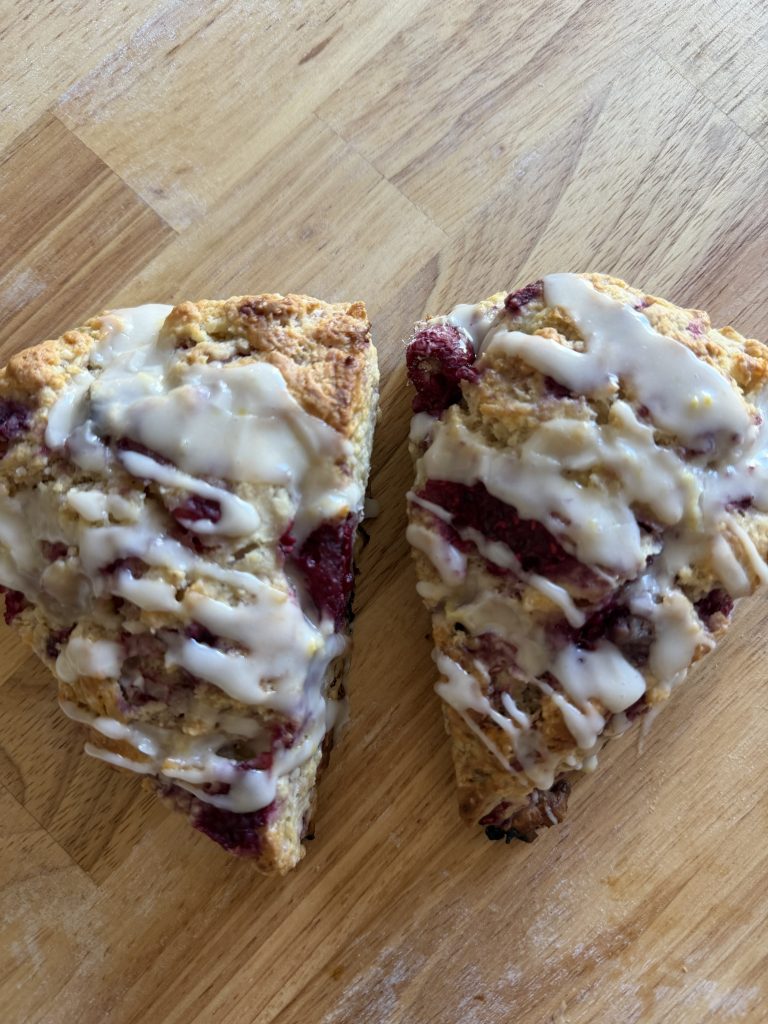 Raspberry Lemon Scone