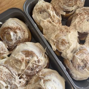 Sourdough Pumpkin Cinnamon Rolls