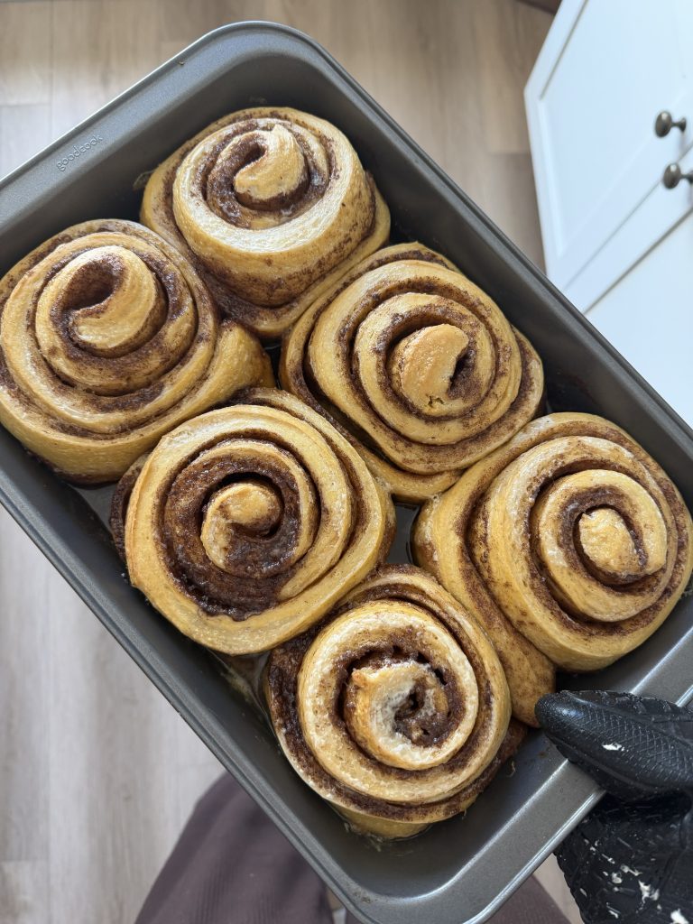 Sourdough Pumpkin Cinnamon Rolls